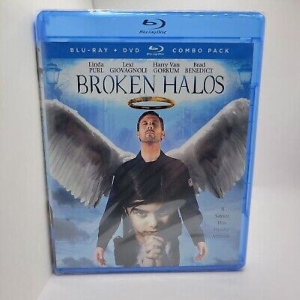 Broken Halos (Blu-Ray + DVD, 2020) Brad Benedict Linda Purl Widescreen SEALED!